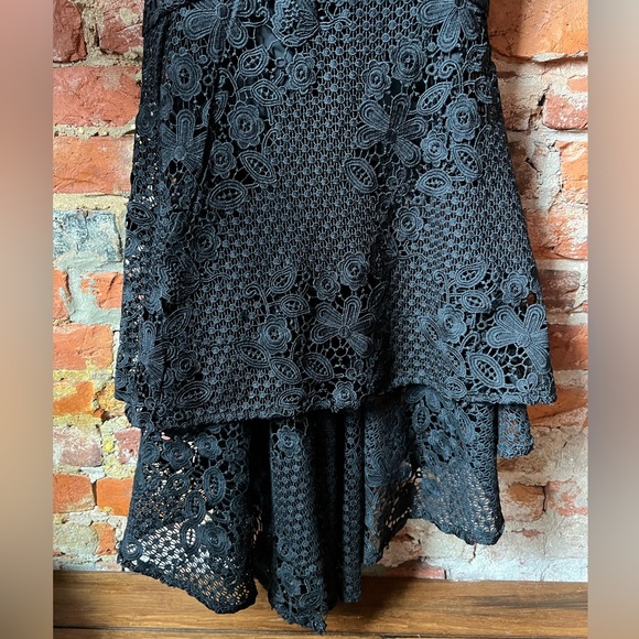 Jarlo Black Lace Dress EU size 8 US size 4 - Picture 3 of 7